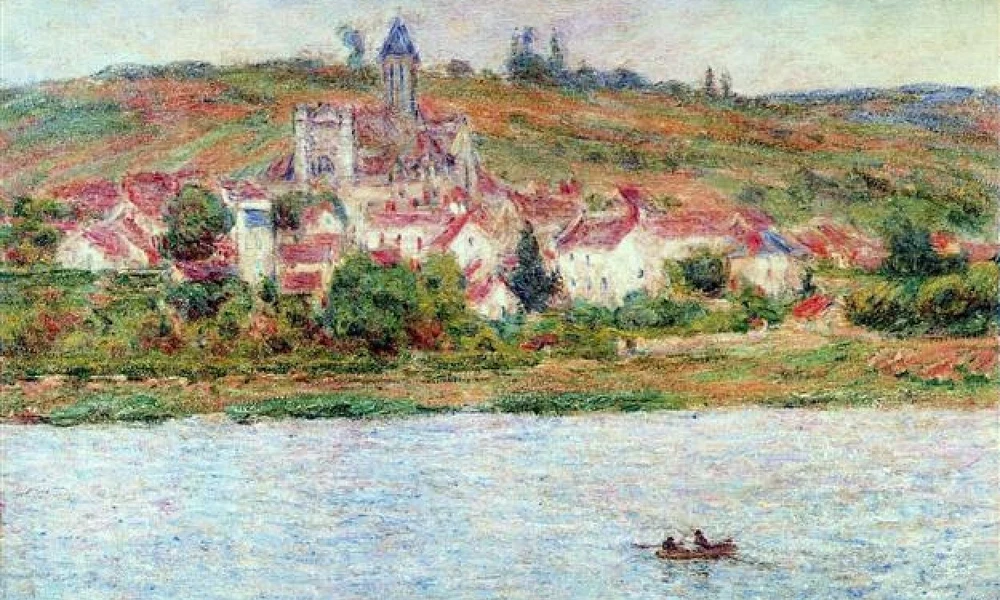Claude Monet: Fényes hajnal Vétheuil-ben 