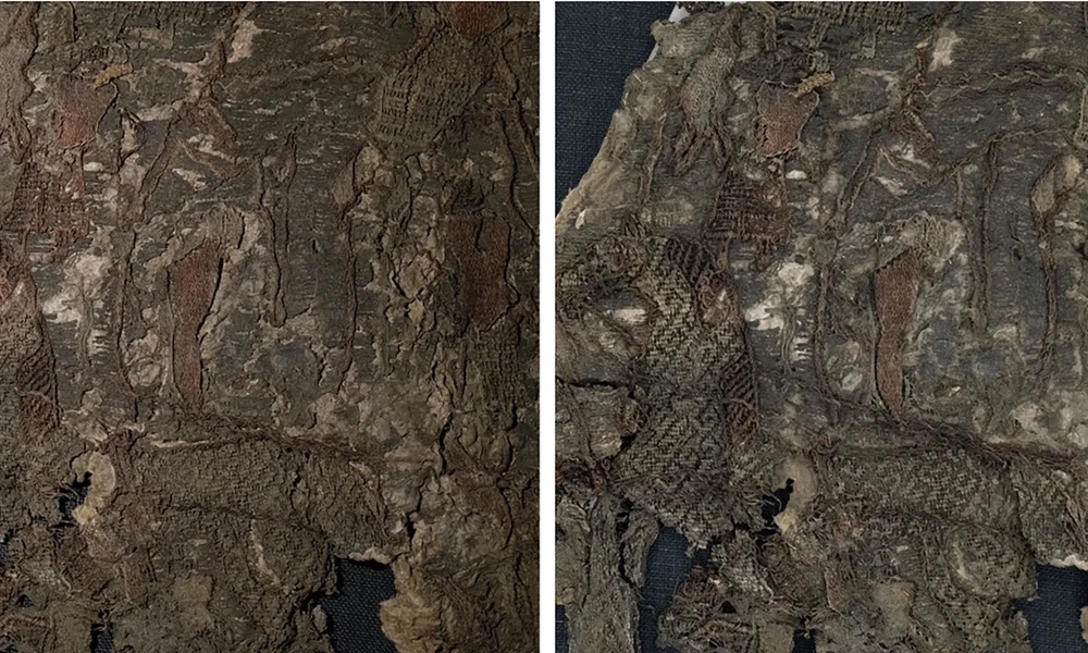 Mesterséges intelligenciával rekonstruálják az osebergi viking hajósír textíliáit