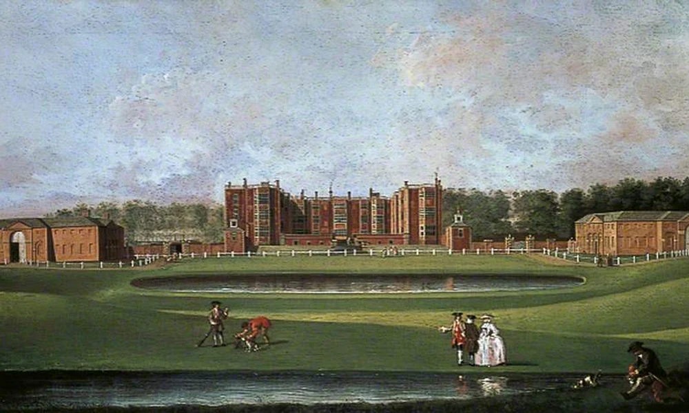 Thomas Chapman 1752 körül készült Temple Newsam-ábrázolása. 
