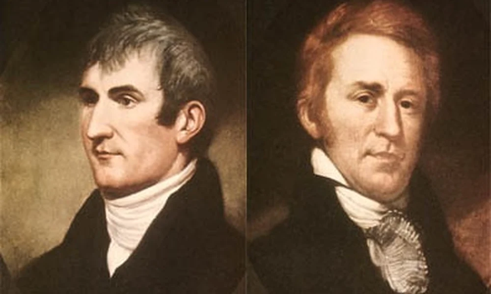 Meriwether Lewis és William Clark portréja (Forrás: Wikimedia Commons/Közkincs)