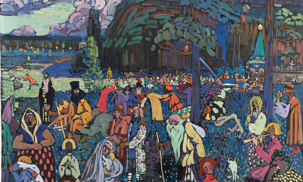 Wassily Kandinsky: Das bunte Leben (A színes élet) 