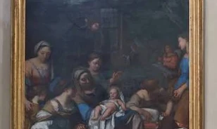 Női megrendelő számára festette monumentális oltárképét Plautilla Bricci