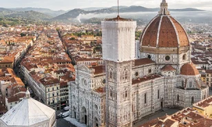 Megkezdődött a firenzei Giotto-harangtorony teljes körű restaurálása