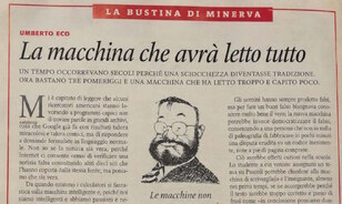 Az olasz értelmiség is bedőlt a mesterséges intelligencia Umberto Eco-cikkének