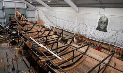 Hagyományos módszerekkel építik újjá a Sutton Hoo-i hajót