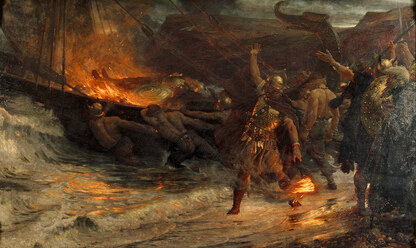 Régészek cáfolták a lángoló viking temetkezési hajók mítoszát