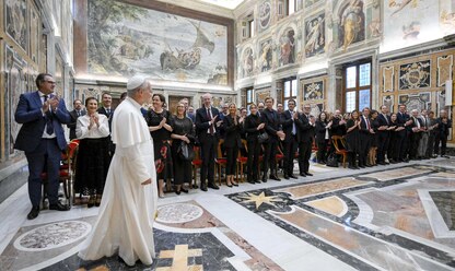 Múzeumigazgatókat fogadott a pápa a Vatikánban