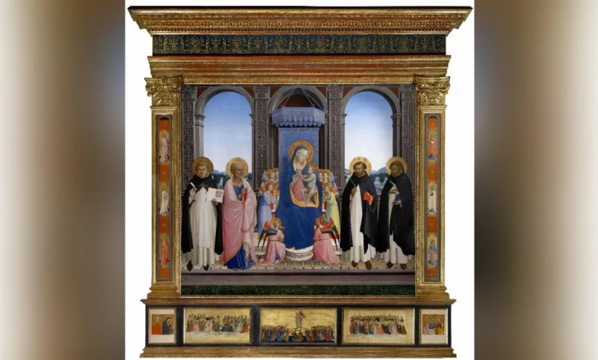 Rendhagyó technikával állították helyre Fra Angelico mesterművét