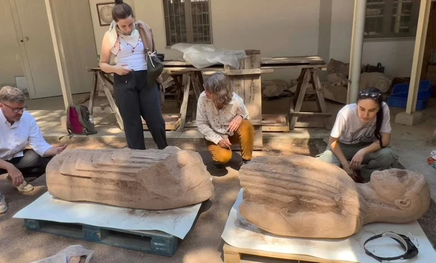Kétezer-ötszáz éves monumentális márványszobrot találtak az egykori lüd fővárosban
