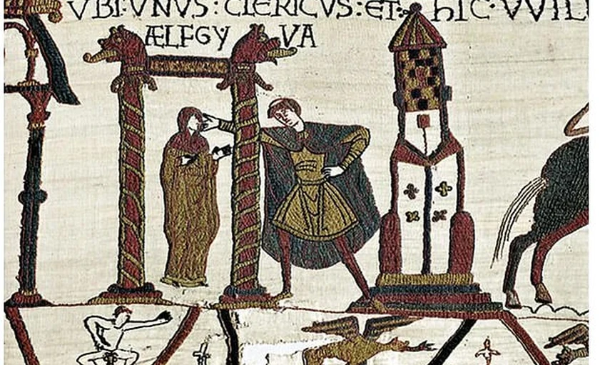 Királyi szexbotrányt ábrázolhat a Bayeux-i falikárpit rejtélyes jelenete