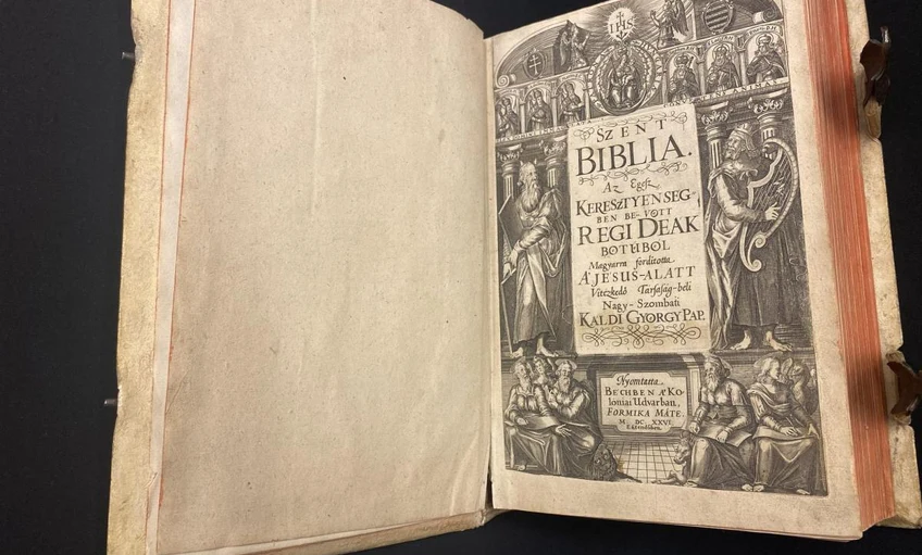 Konferenciával ünneplik a négyszáz éves Káldi-biblia megjelenését