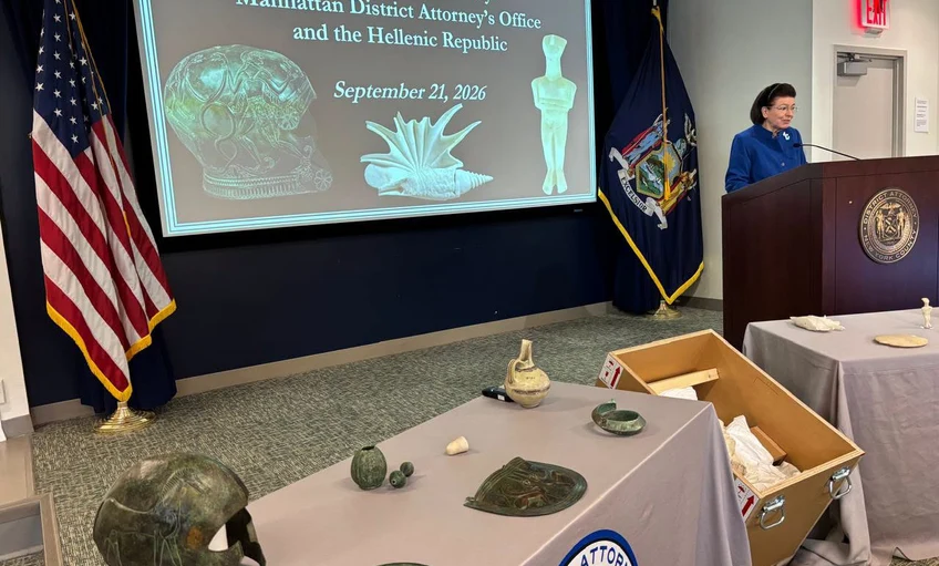 Tizenöt ókori görög műtárgy tért haza Amerikából