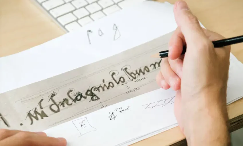 Ingyenes digitális betűtípust készítettek Michelangelo kézírása alapján