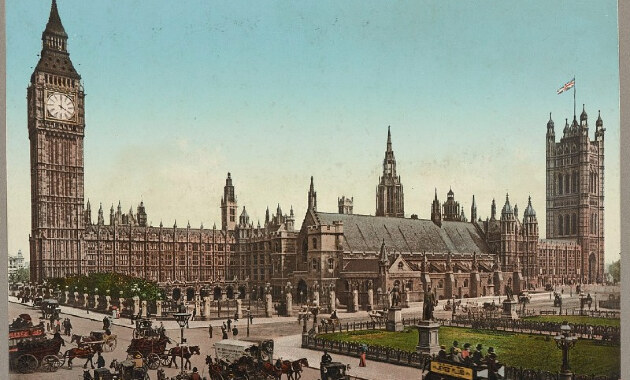 A Westminster-palota 1890-ben
