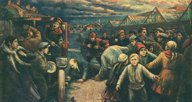 Fanni Kaplan által elkövetett merénylet következtében Lenin súlyos sérüléseket, de sikeresen túlélte. Ez az eset csak tovább növelte a Cseka vérszomját.
