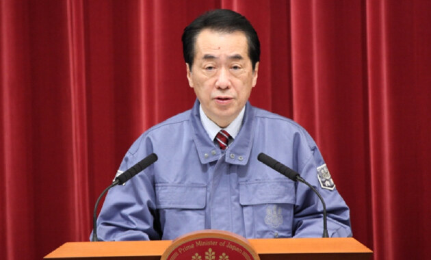 Kan miniszterelnök sajtókonferenciája a fukusimai robbanás után (Wikipédia / 首相官邸 /CC BY 4.0)