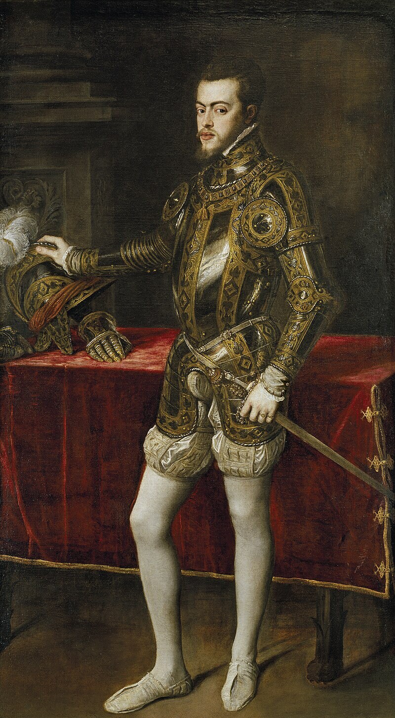 Fülöp 1551-es Titian által készített portréja