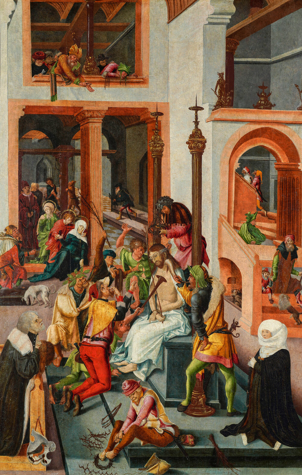 Krisztus töviskoronázása, Paul Vinck és Anna Heckl epitáfiuma, 1504-1510 körül