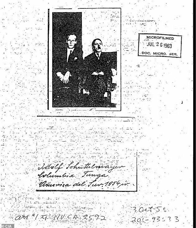 Adolf Schrittelmayor, a feltételezett Hitler és Phiilip Citroen, 1954