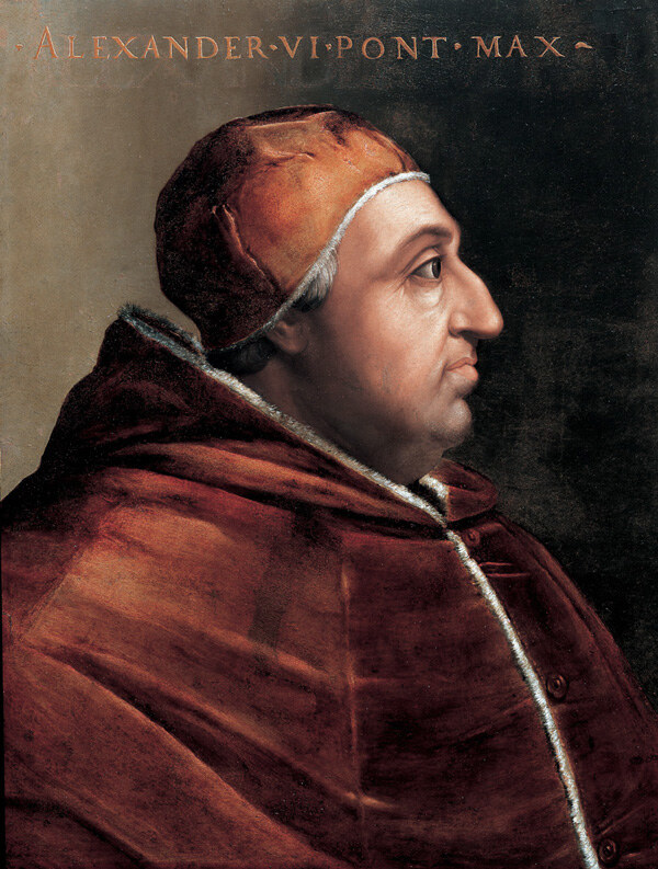 Cristofano dell’Altissimo: VI. Sándor pápa portréja 