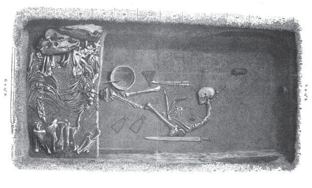 Viking női harcos sírja 