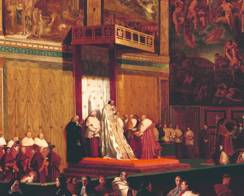VII. Piusz pápaságát meghatározta a Napóleonnal folytatott ambivalens viszony: 1804-ben még császárrá kente fel a korzikait, később azonban szembefordult vele