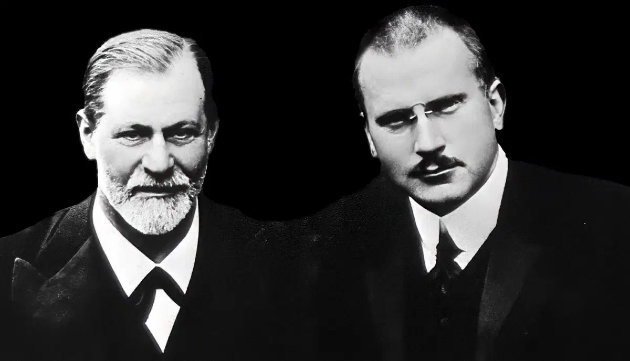 Sigmund Freud és Carl Jung