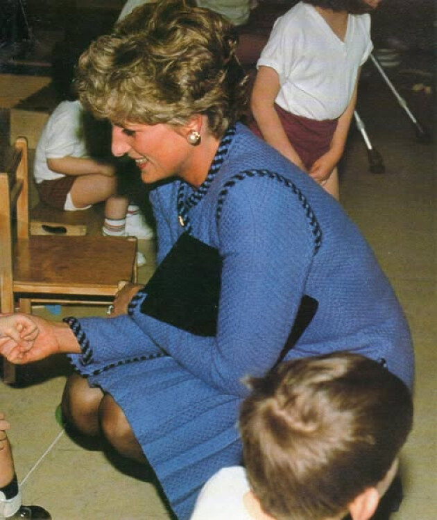 Diana a Pető Intézetben  Forrás Diana, Princess of Wales