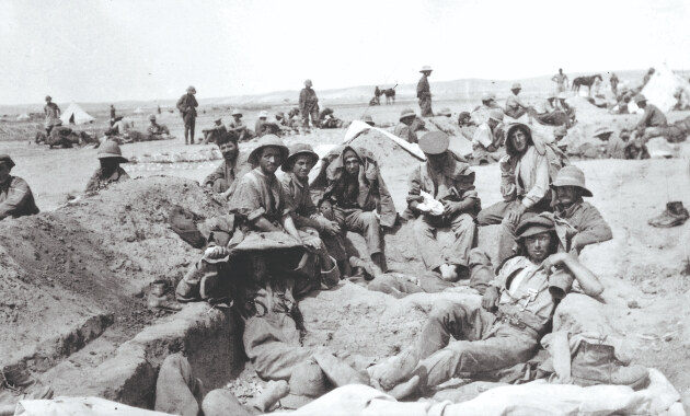 Katonák a Negev-sivatagban (Forrás: Fortepan / Kieselbach Gyula)