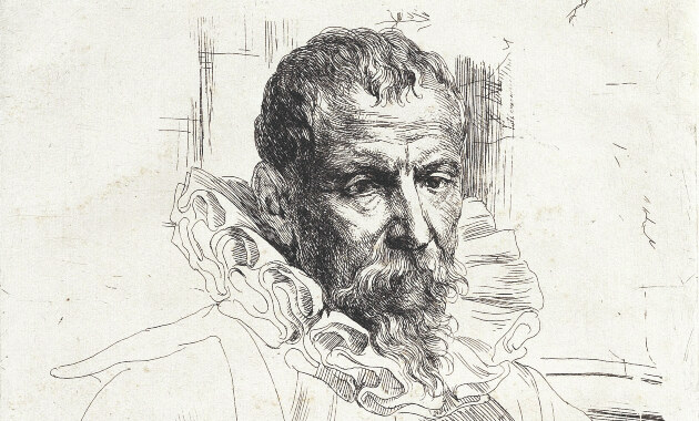 Antony van Dyck portréja Pieter Bruegelről (Forrás: Hulton Archive / Getty Images) 