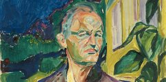 Munch egyik önarcképe