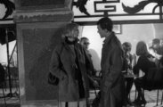 1966, Torday Teri és Tordy Géza színművészek. A felvétel a Sok hűség semmiért című film forgatásakor készült.