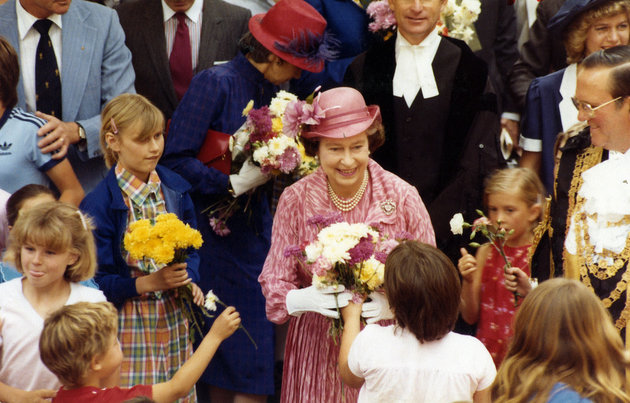 II. Erzsébet az ausztráliai Brisbane-ben, 1982.
