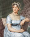 Jane Austen ábrázolása gy 1871-es életrajzból