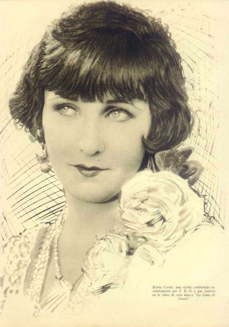 Korda Sándor első felesége, Maria Corda 1924-ben