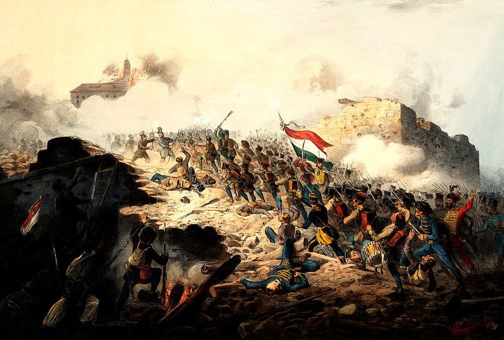 A budai vár bevétele 1849. május 21-én