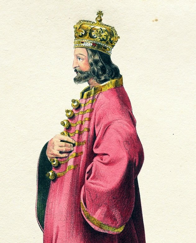 III. András egy 1828-as litográfián
