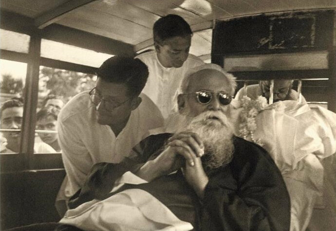 Rabindranath Tagore utolsó képe 1941-ből