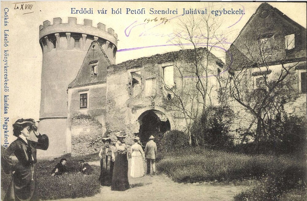 Az erdődi vár: Petőfi Sándor és Szendrey Júlia házasságának színhelye.