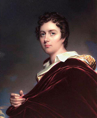 Lord Byron portréja.