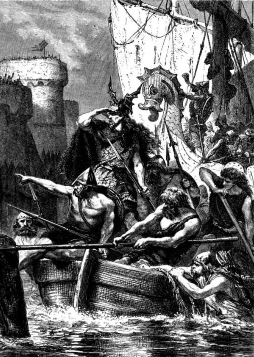 A viking támadás idealizált képe