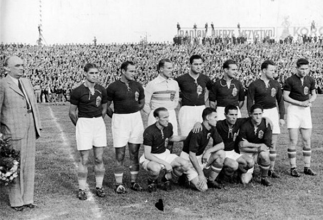 Az Aranycsapat előtt is volt kikre büszkének lenni: a válogatott egy 1939-es, Lengyelország ellen vívott mérkőzésen