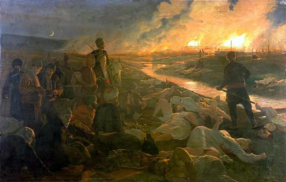 A bataki mészárlás (Antoni Piotrowski festménye)