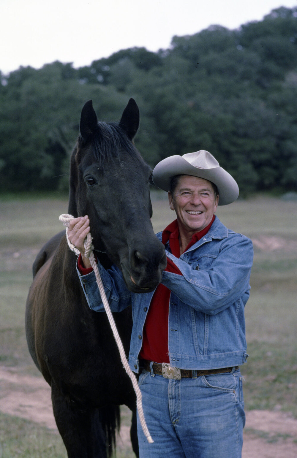 Ronald Reagan farmernadrágban 