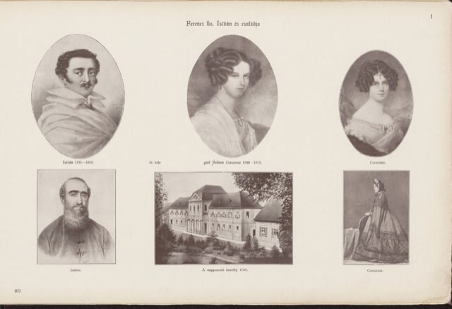 Szechenyi Istvan es csaladja. Részlet A sárvár-felsővidéki gróf Széchényi nemzetség arckép-gyűjteményéből. (OSZK)